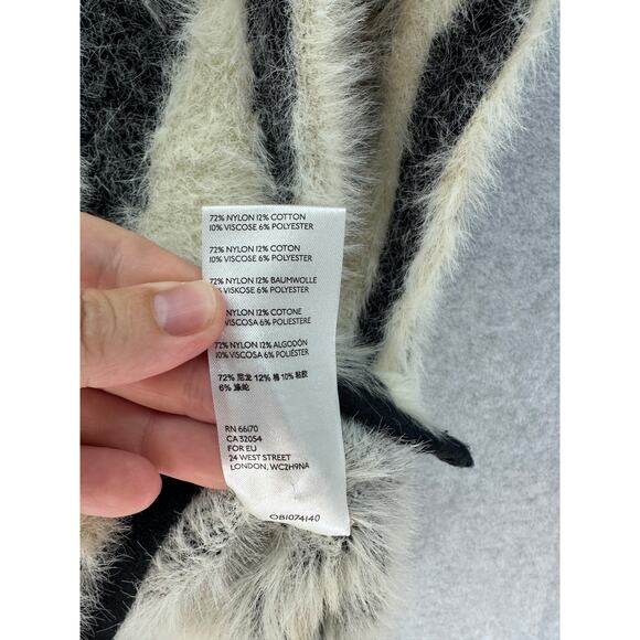 A by Anthropologie Women's sz L Cindy Eyelash Half-Zip Pullover SOFT Classy - Picture 4 of 7